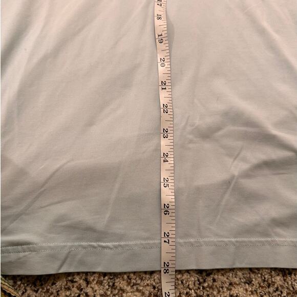 Travis Mathew Blue Blanket Men's Quarter Zip Gold Pullover, size M - Picture 6 of 8